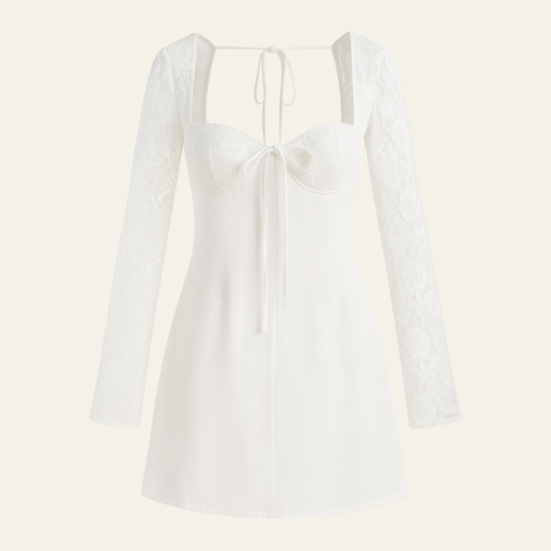 The Amalfi Lace Mini Dress