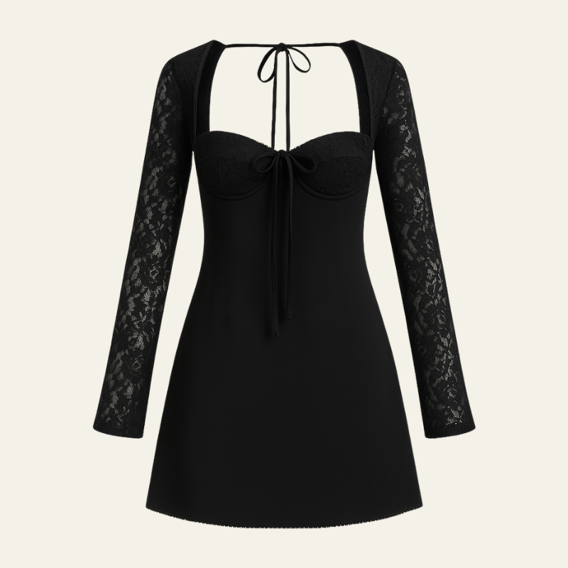 The Amalfi Lace Mini Dress