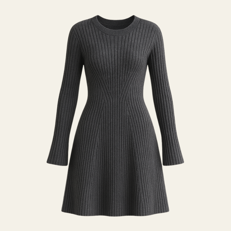 The Aria Ribbed Knit Dress