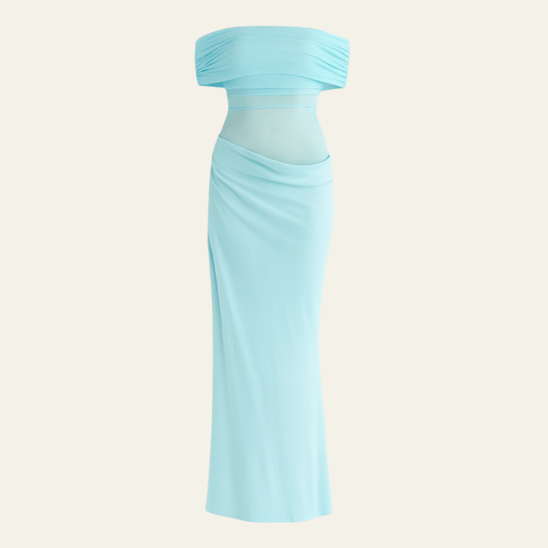 The Capri Draped Evening Dress