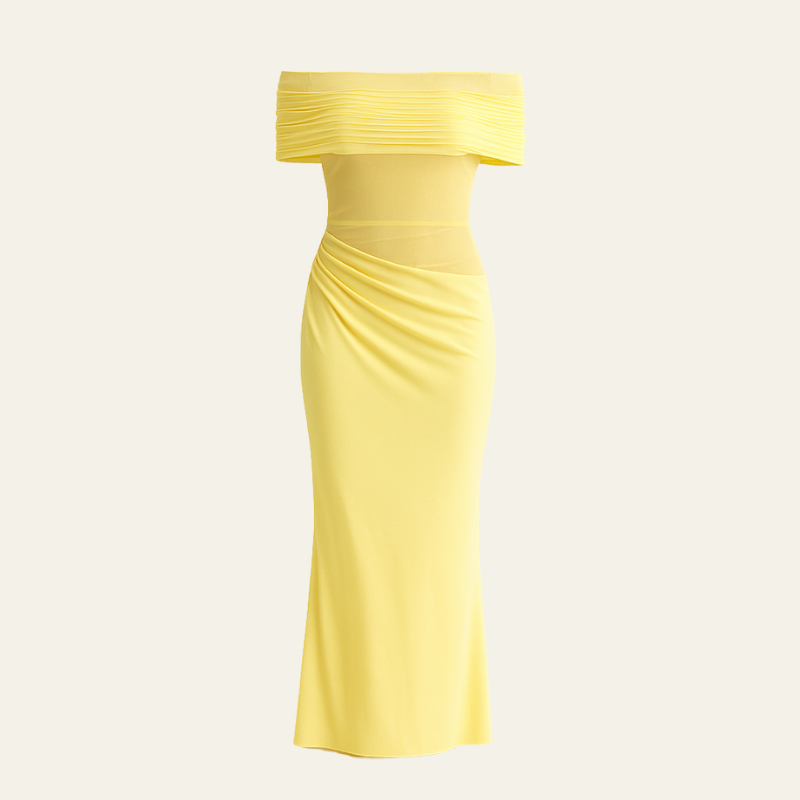 The Capri Draped Evening Dress
