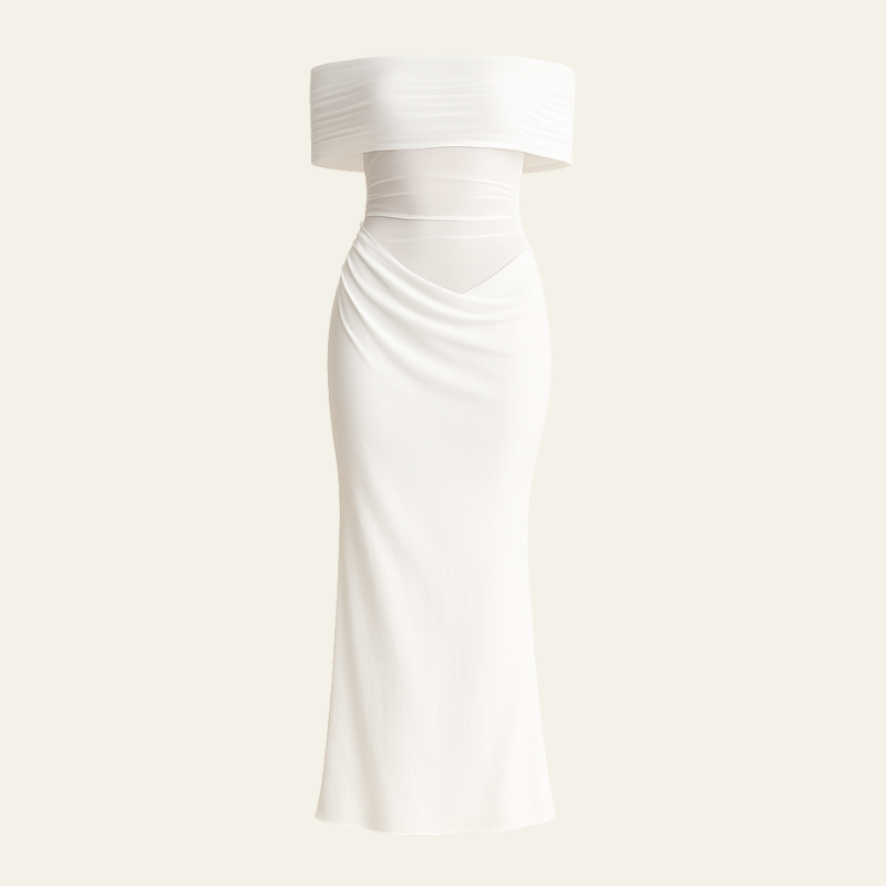 The Capri Draped Evening Dress