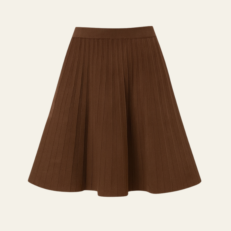 The Florence Pleated Knit Skirt