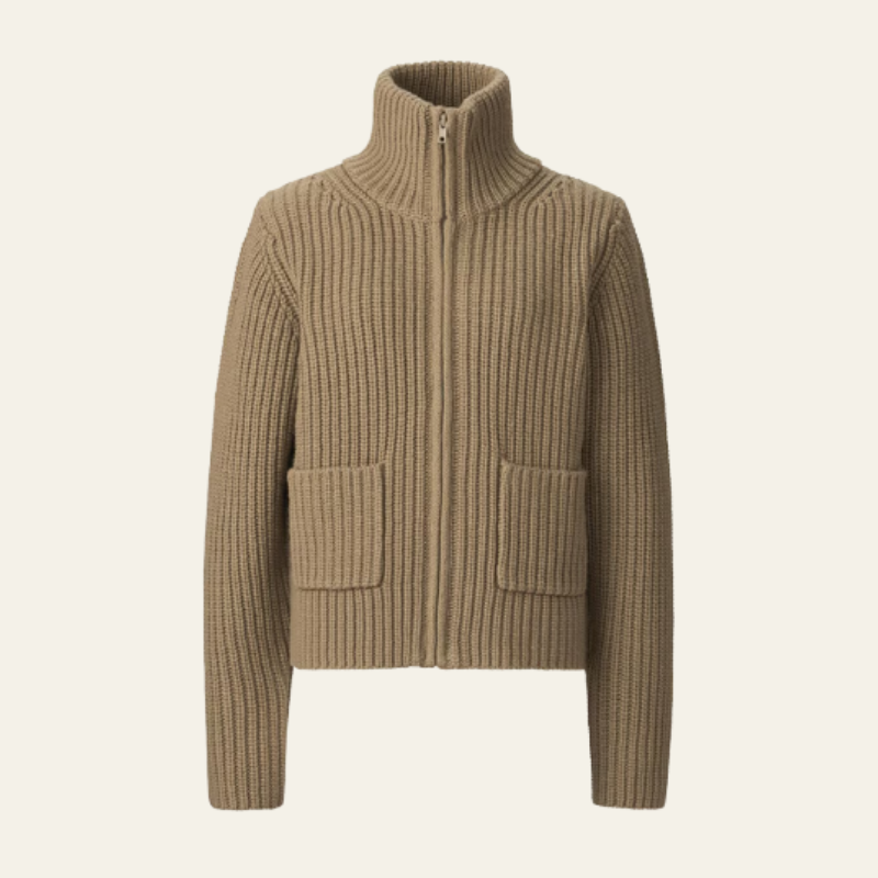 The Geneva Wool-Blend Zip Jacket
