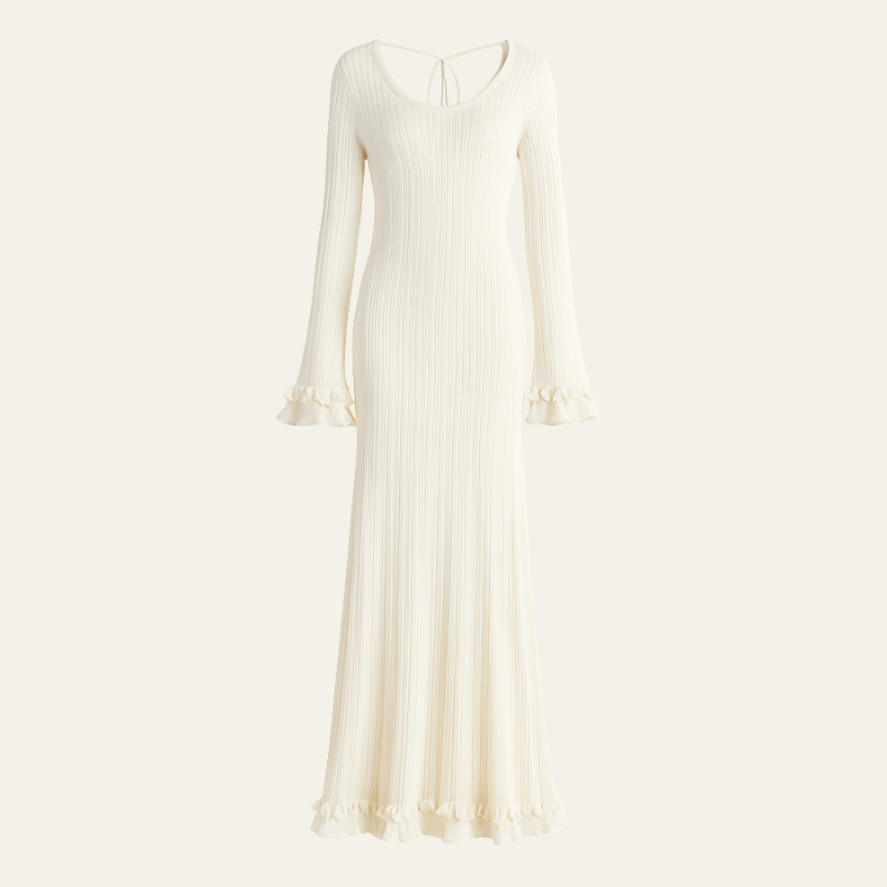 The Lucerne Pleated Maxi Dress