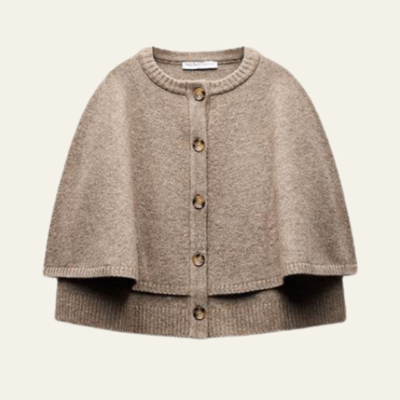 The Lucerne Wool Cape Cardigan