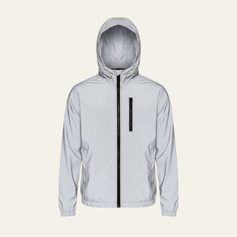The Luminate Reflective Hooded Shell Jacket