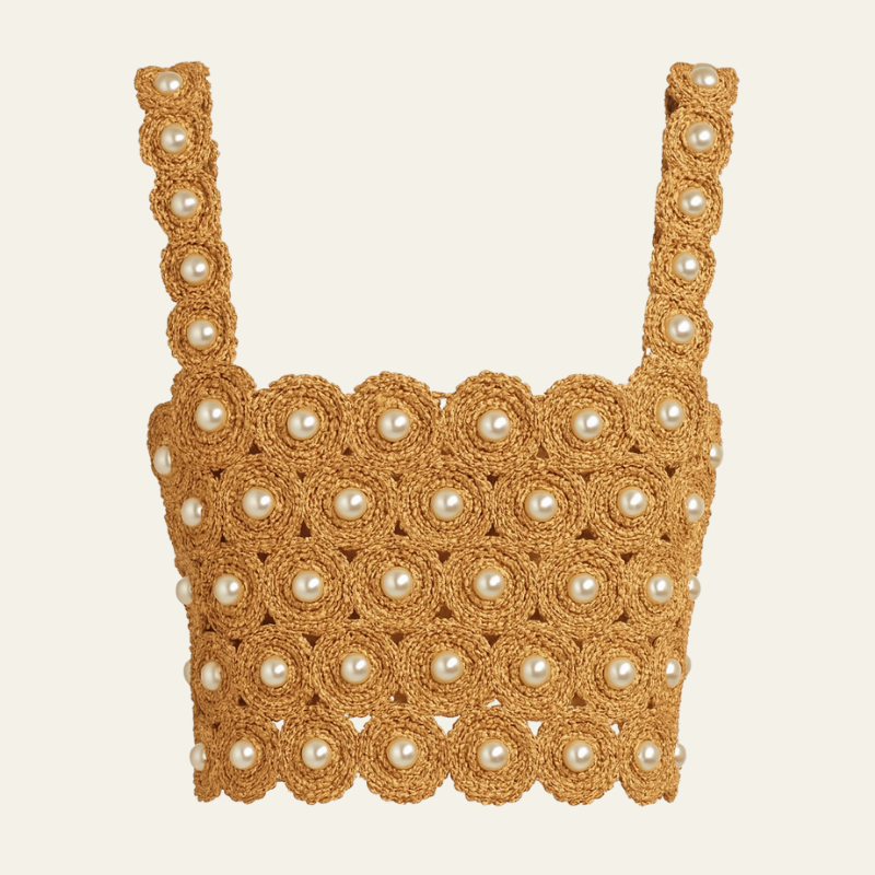 The Manuela Pearl Crochet Top