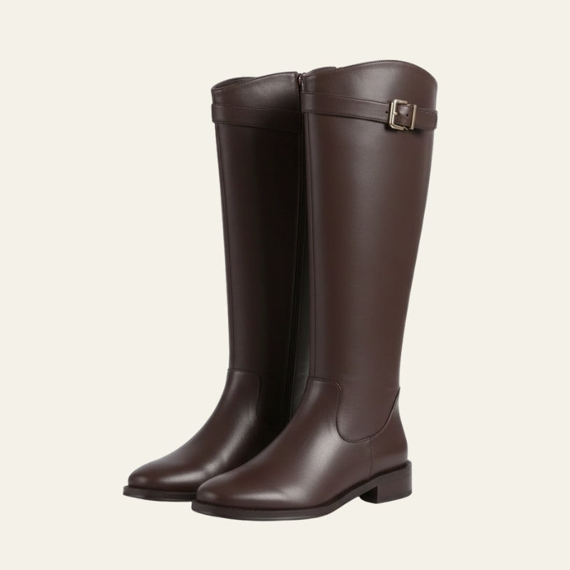 The Milan Equestrian Leather Boot
