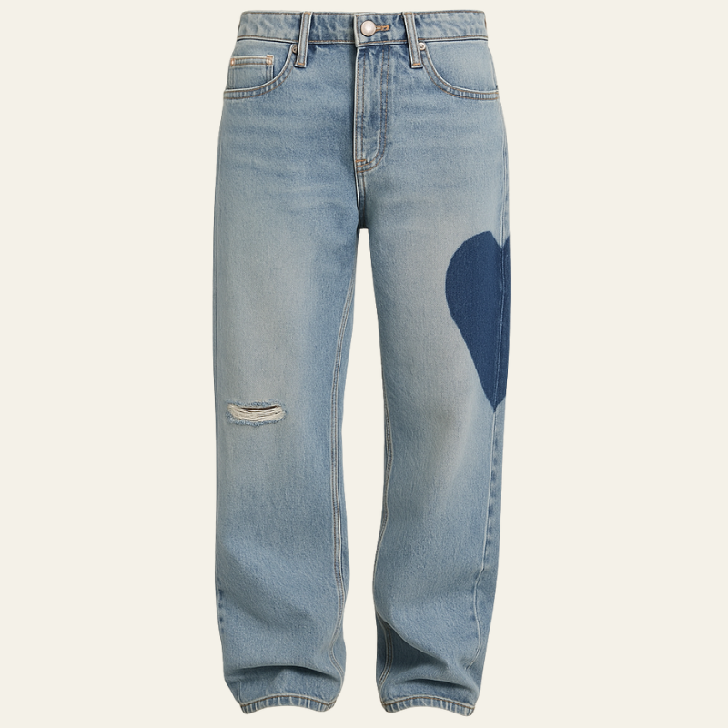 The Milan Heart Shadow Jeans