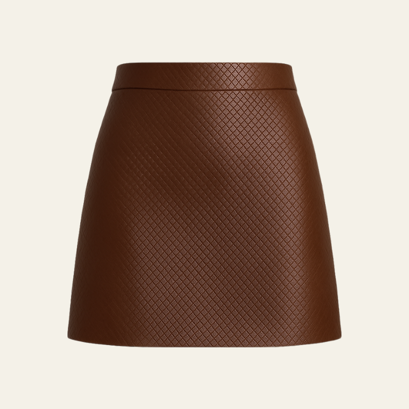 The Milan Leather Mini Skirt