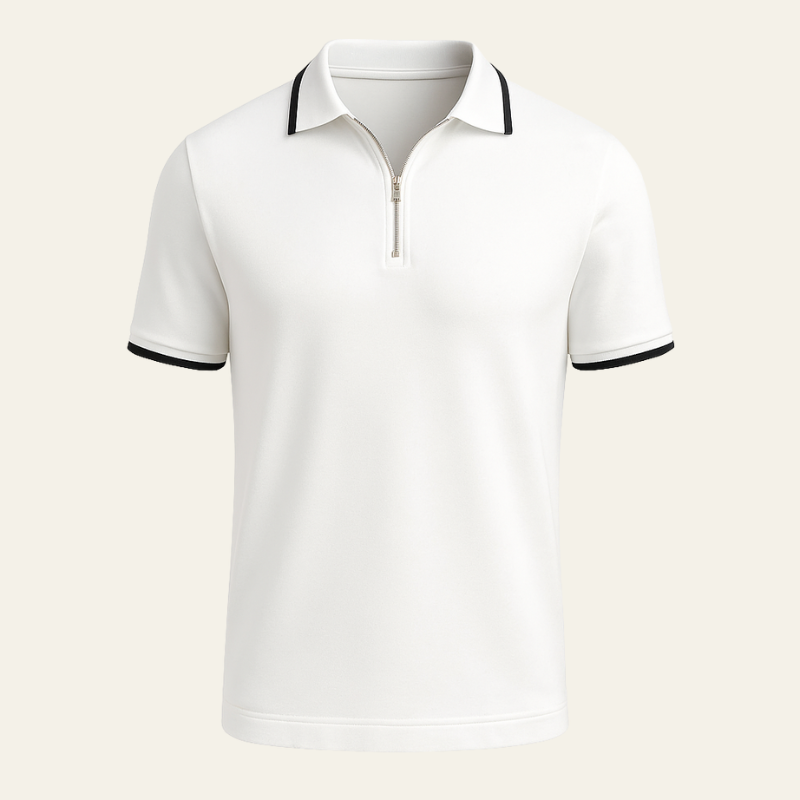The Monaco Half-Zip Polo Shirt