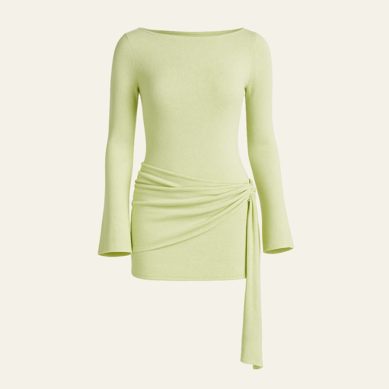 The Nice Drape Mini Dress
