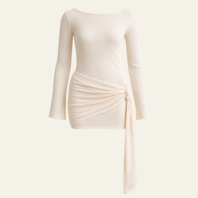 The Nice Drape Mini Dress