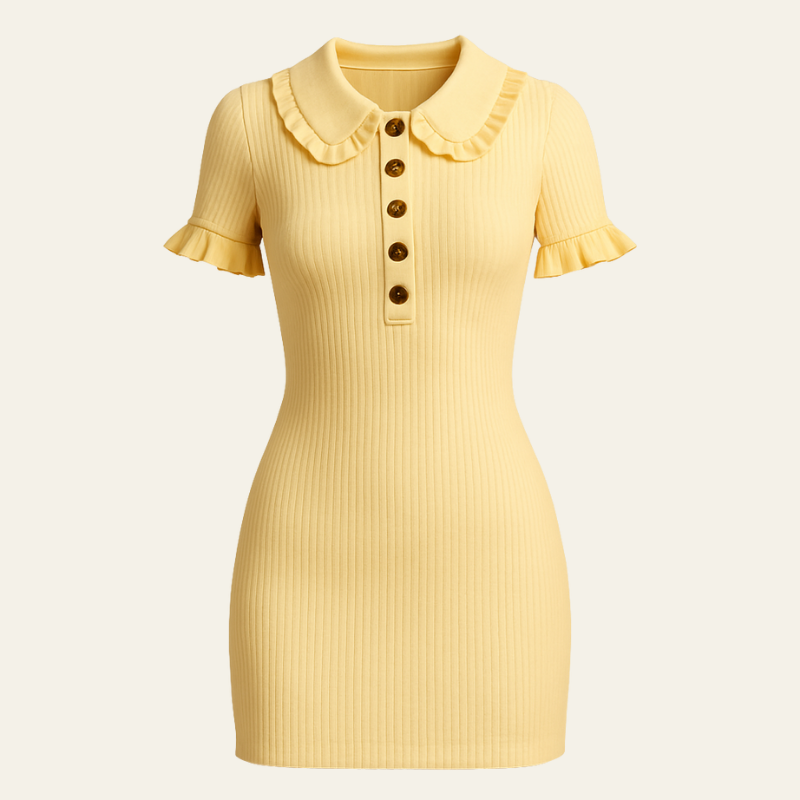 The Perla del Sud Yellow Dress