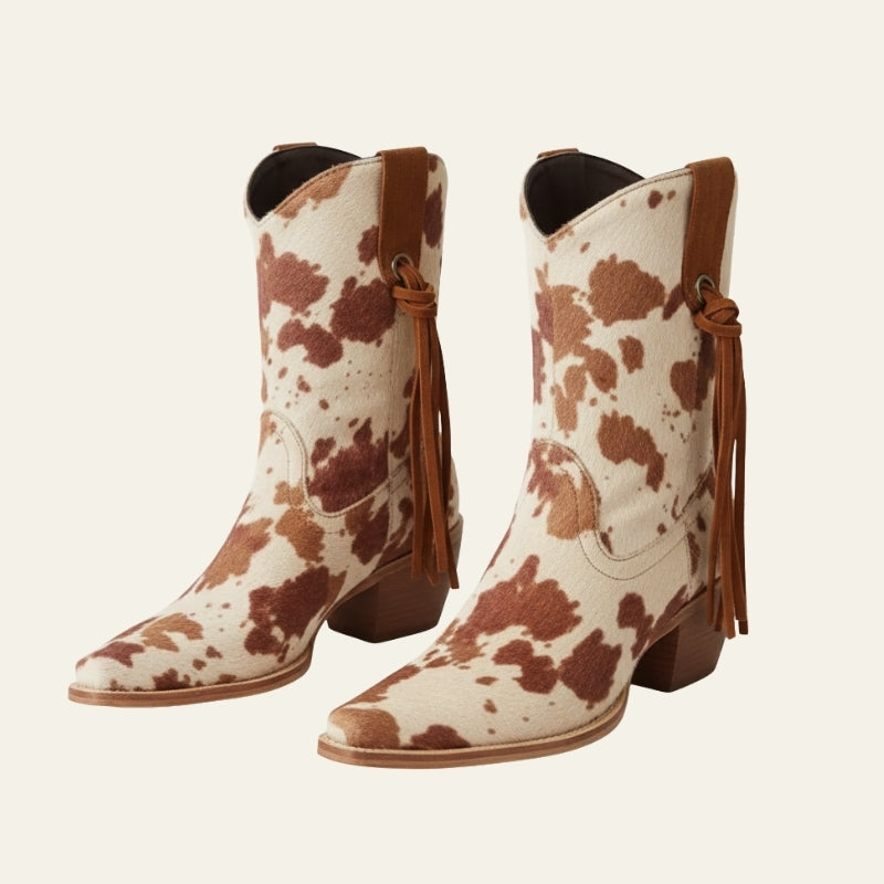 The Sedona Leopard Cowboy Boot