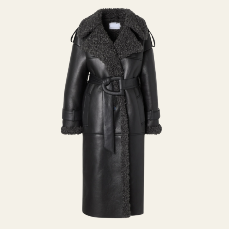 The St. Moritz Shearling Long Coat