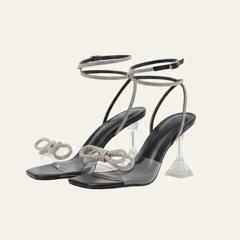 The St. Tropez Crystal Wrap Heel