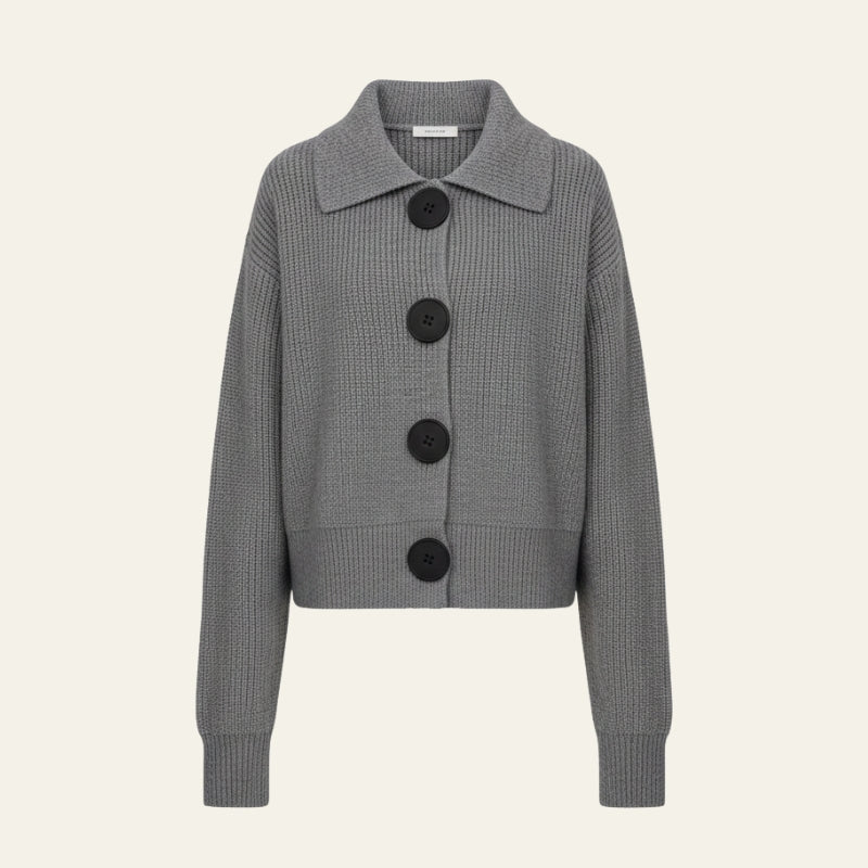 The Verona Oversized Button Knit Cardigan