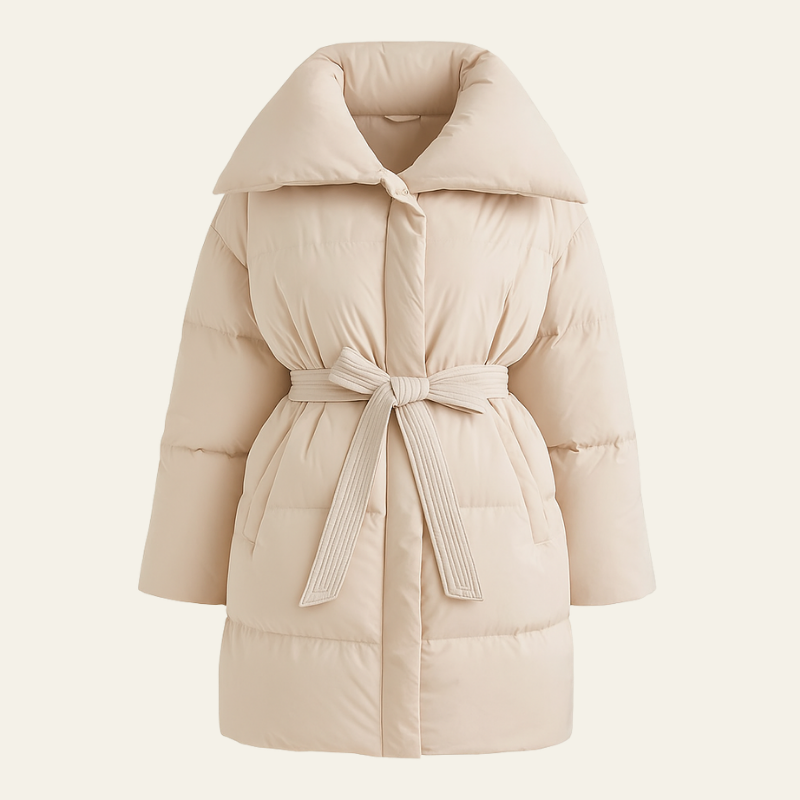 The Zurich Belted Puffer Coat