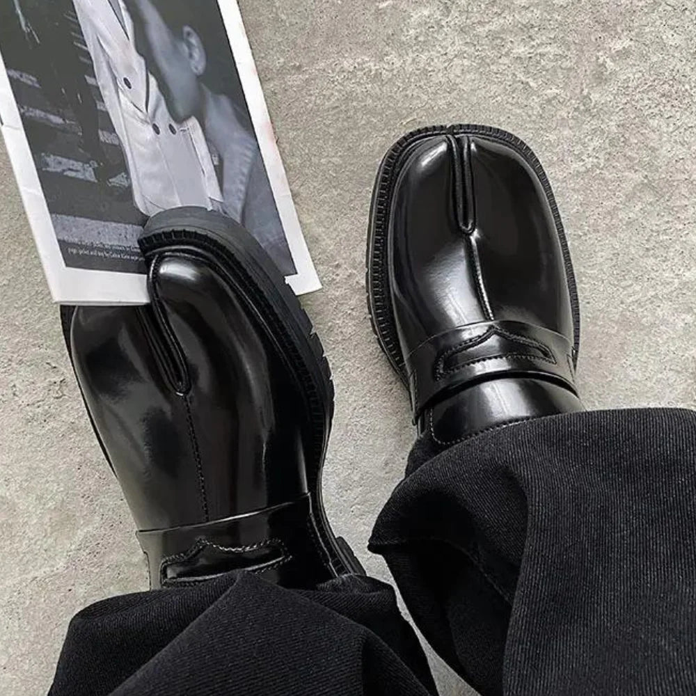 The Ginza Split-Toe Penny Loafers