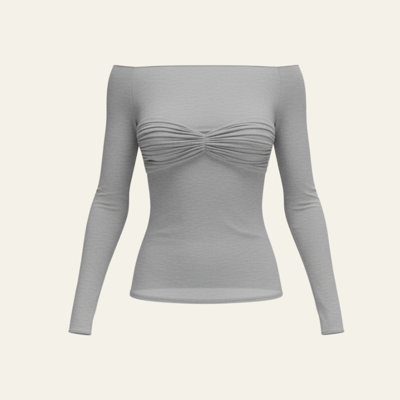 The Juliette Off-Shoulder Ruched Top