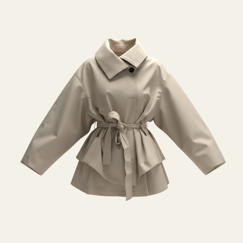 The Ophelia Oversized Belted Trench Jacket