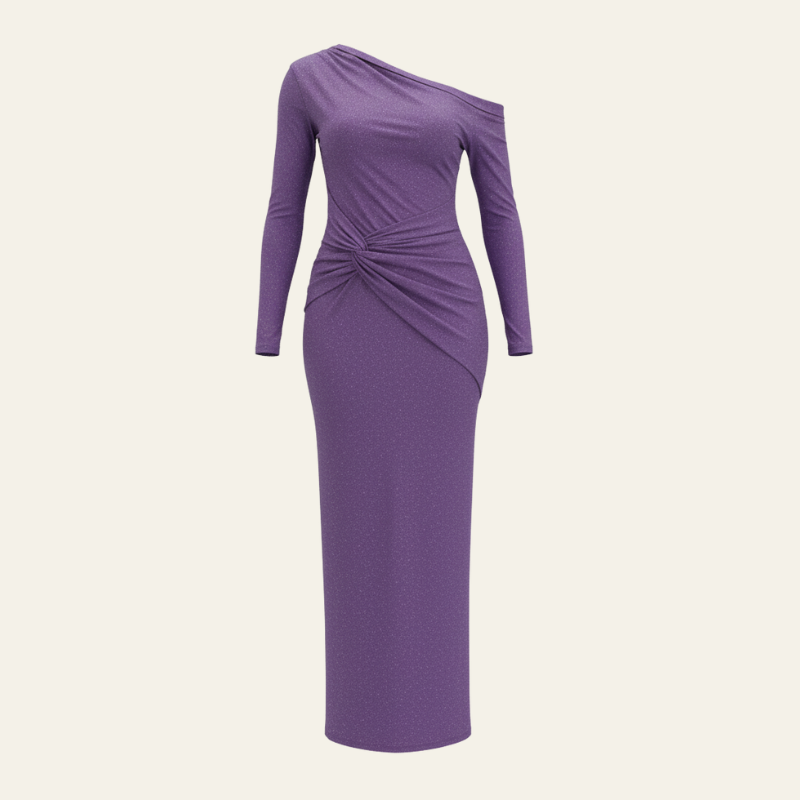 The Lioren Sparkle Off-Shoulder Dress