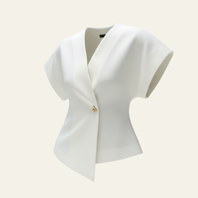 The Lucerne Structured Wrap Top