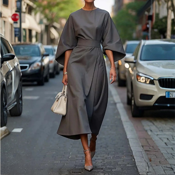 The Amalfi Belted Maxi Dress