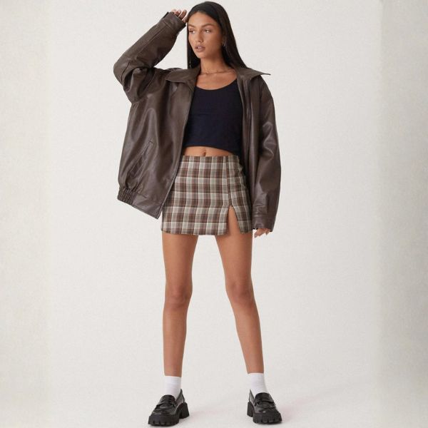 The Vienna PU Zip Jacket