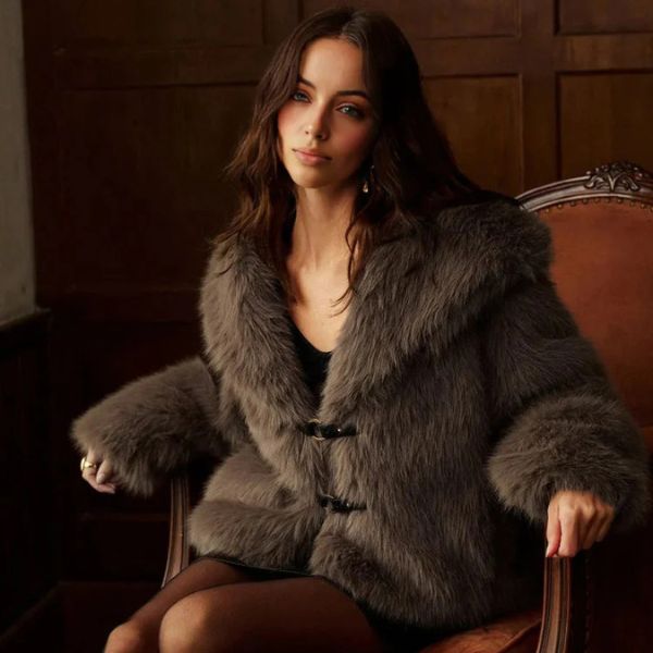 The Marbella Plush Faux Fur Jacket