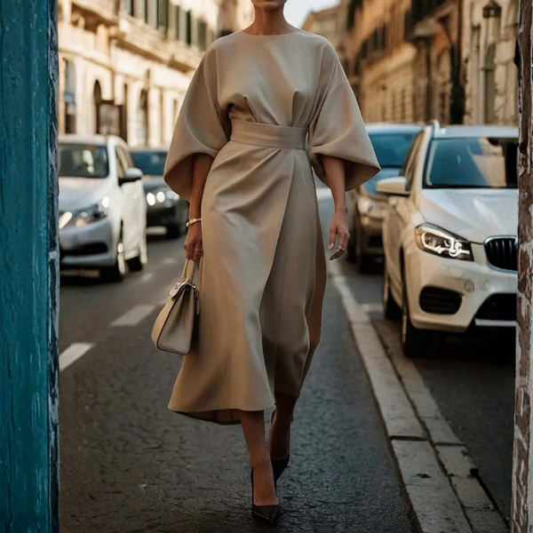 The Amalfi Belted Maxi Dress