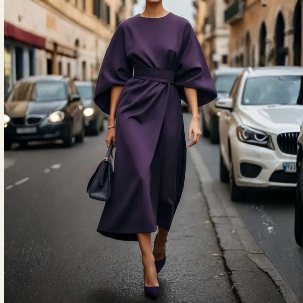 The Amalfi Belted Maxi Dress