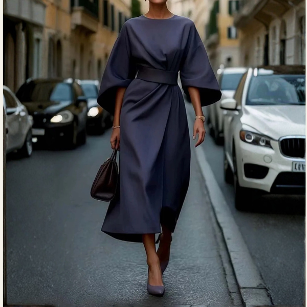 The Amalfi Belted Maxi Dress