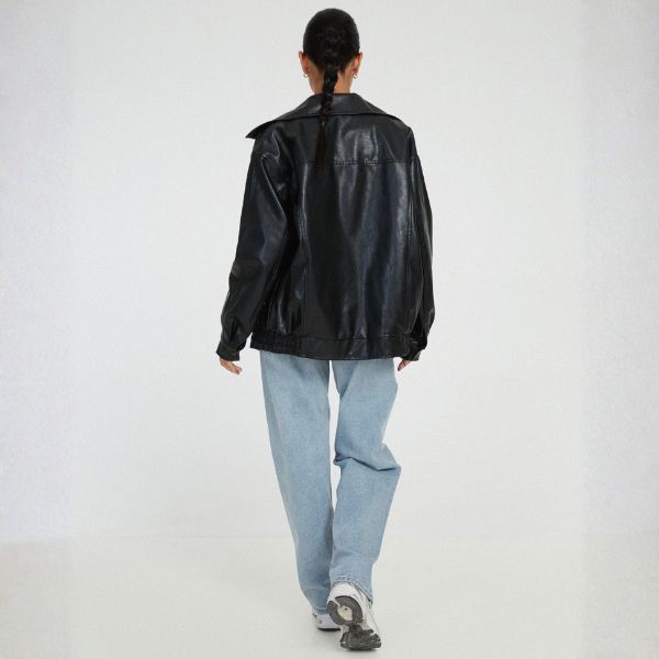 The Vienna PU Zip Jacket