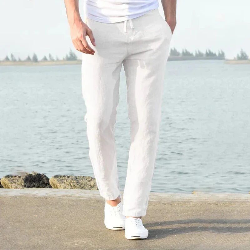 The Capri Relaxed Drawstring Summer Trousers