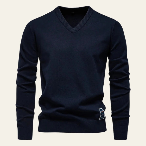 The Marseille Knit V-Neck Sweater