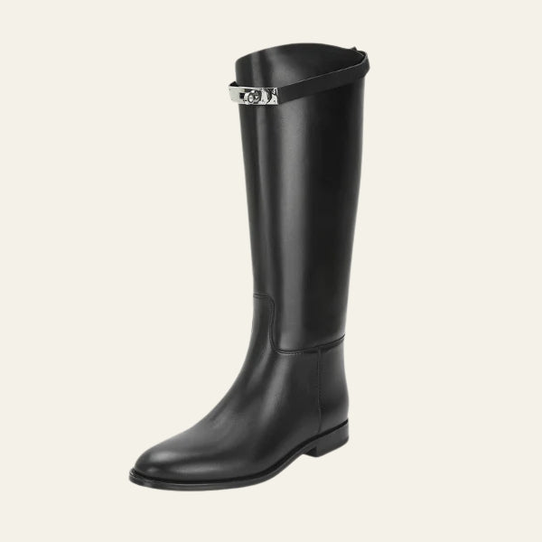 The Marais Leather Buckle Boot