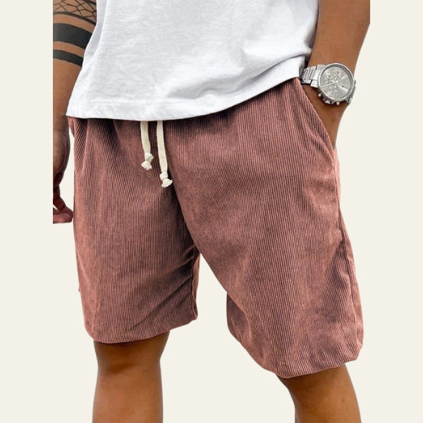 The Kyoto Ribbed Drawstring Shorts