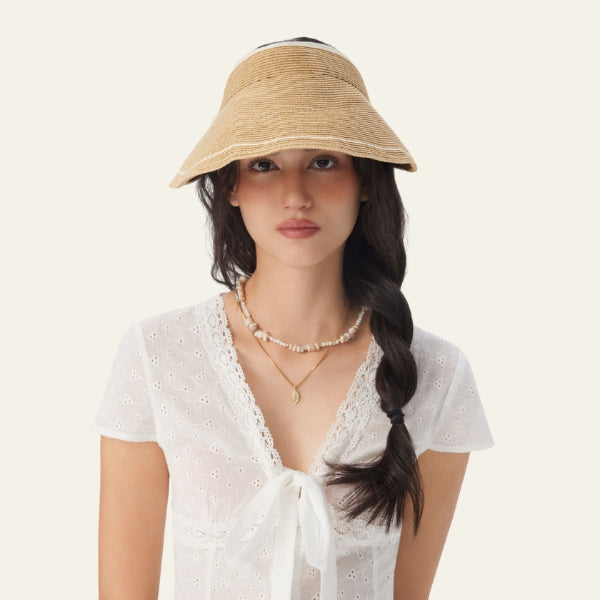 The Capri Wide-Brim Lace-Up Hat
