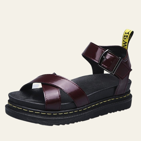 The Verona Platform Ankle-Strap Sandals
