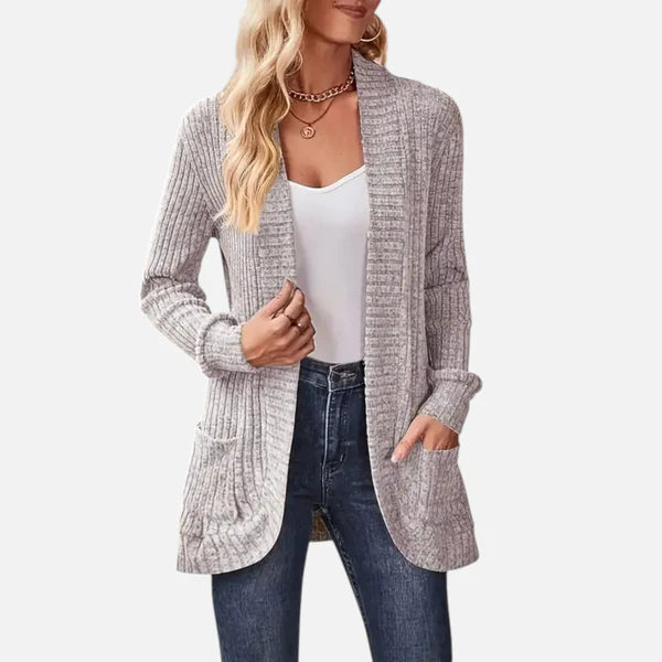 The Sonoma Ribbed Pocket Cardigan
