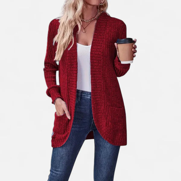 The Sonoma Ribbed Pocket Cardigan