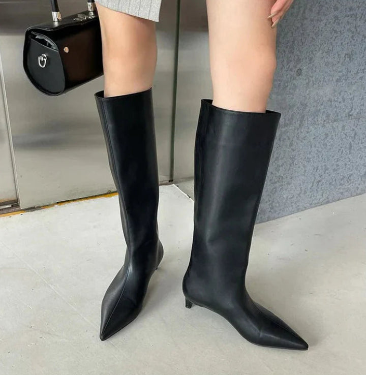 The Milan Pointed-Toe Knee-High Boots