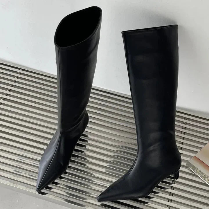 The Milan Pointed-Toe Knee-High Boots
