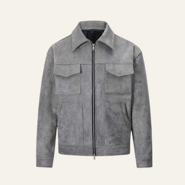 The Vienna Utility Suede Jacket